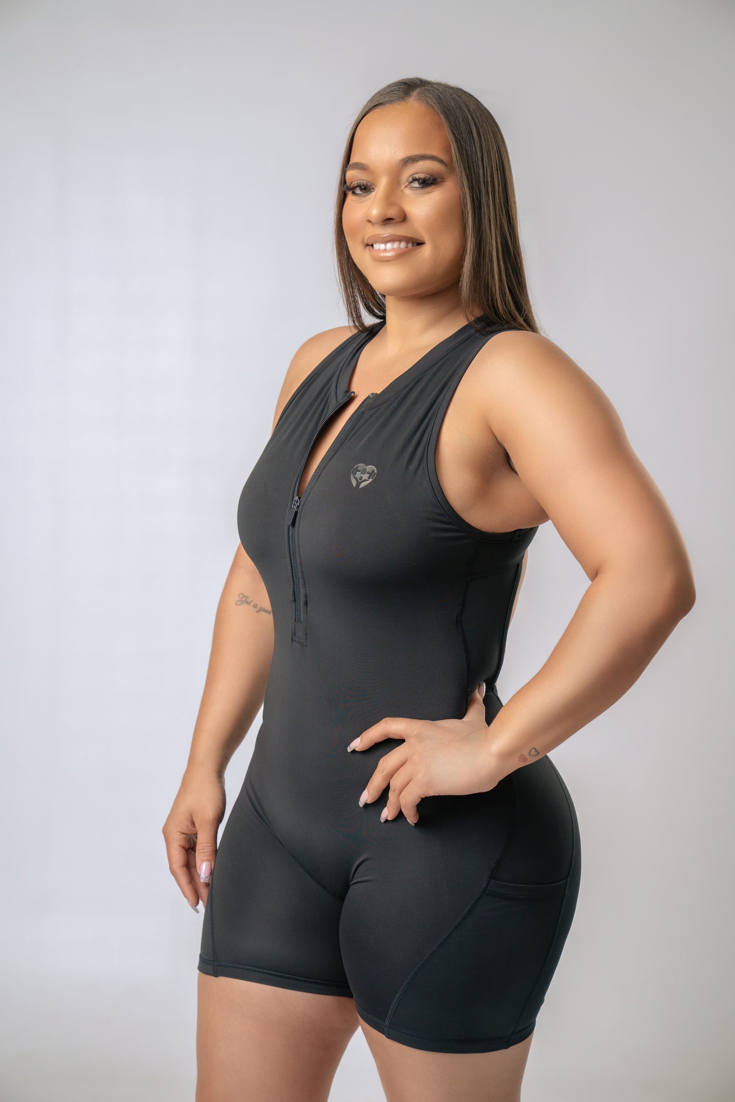 Strength Rompers “Black”